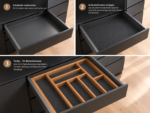 90er Holz Besteckeinsatz – Bild 5